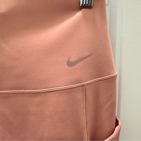 Nike Dri-Fit Leggings with Pockets — Pink / Rose / Coral — Size M - Picture 2 of 6